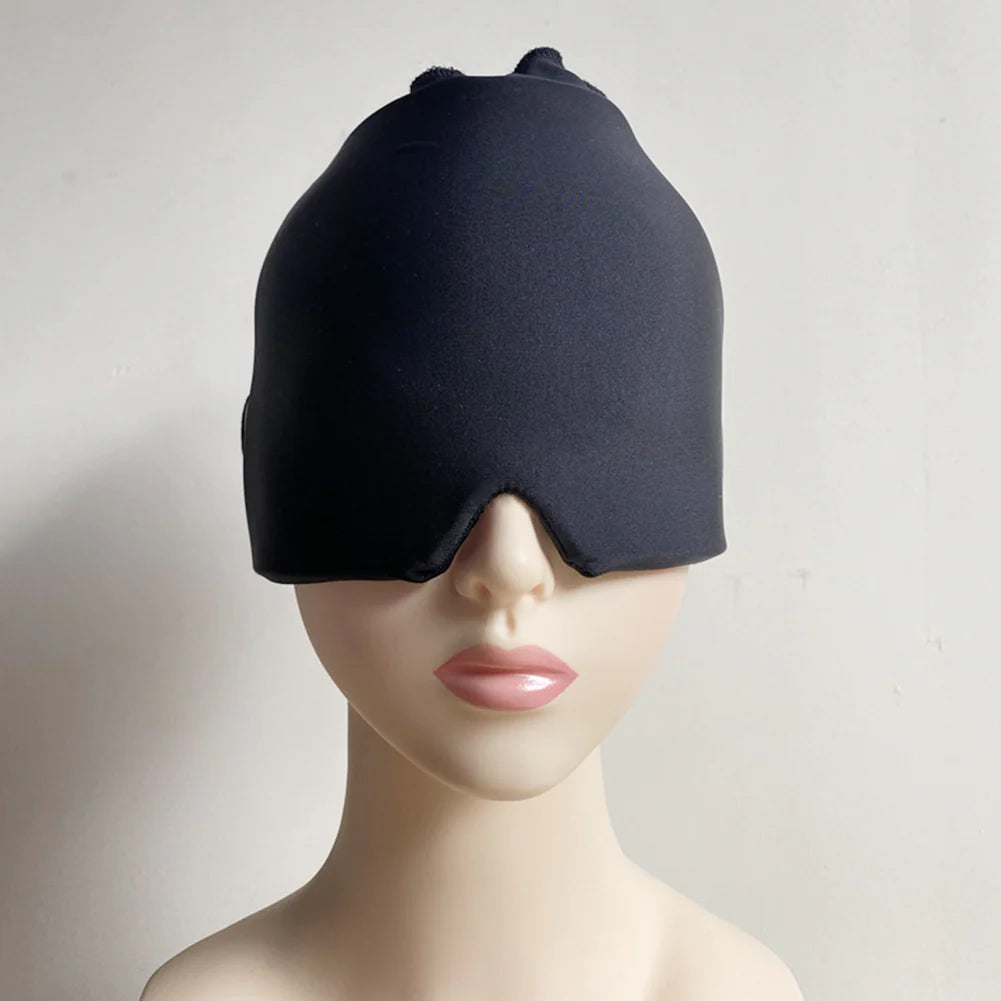 Ultimate Gel Ice Therapy Cap for Headache & Migraine Relief - Wearable Wrap for Chemo, Sinus, and Neck Pain Alleviation