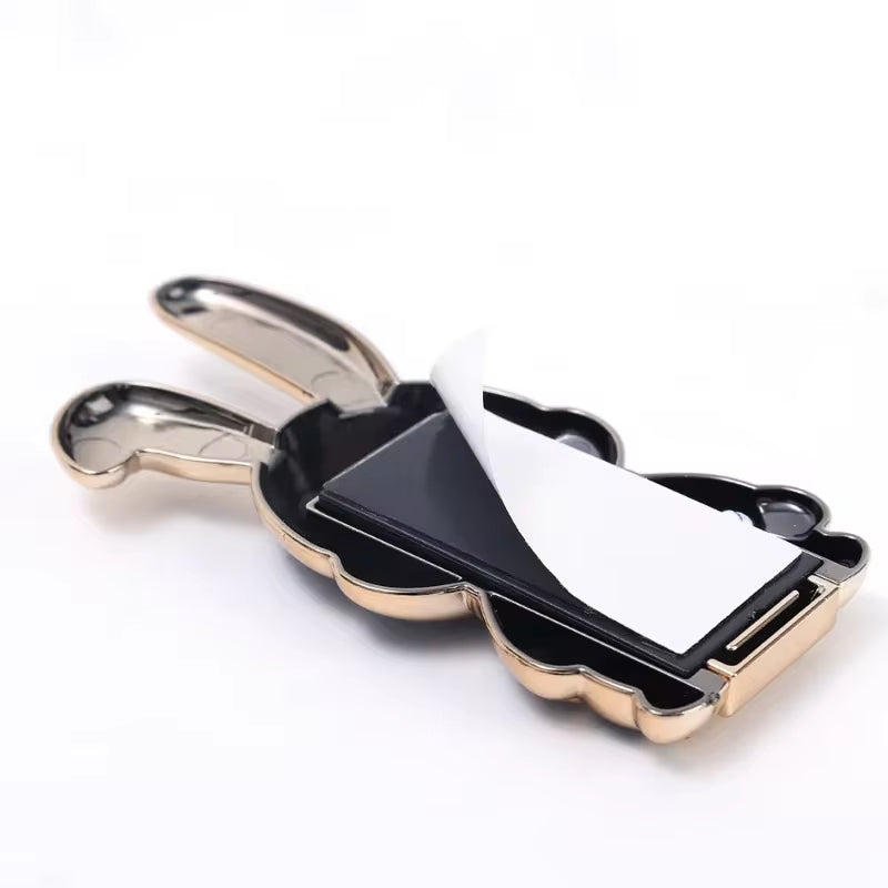 Cute Bunny Finger Ring Phone Holder!  Cute Rabbit Phone Stand Foldable Buckle Support Frame