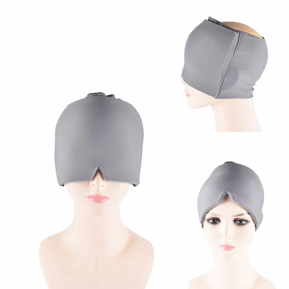 Ultimate Gel Ice Therapy Cap for Headache & Migraine Relief - Wearable Wrap for Chemo, Sinus, and Neck Pain Alleviation