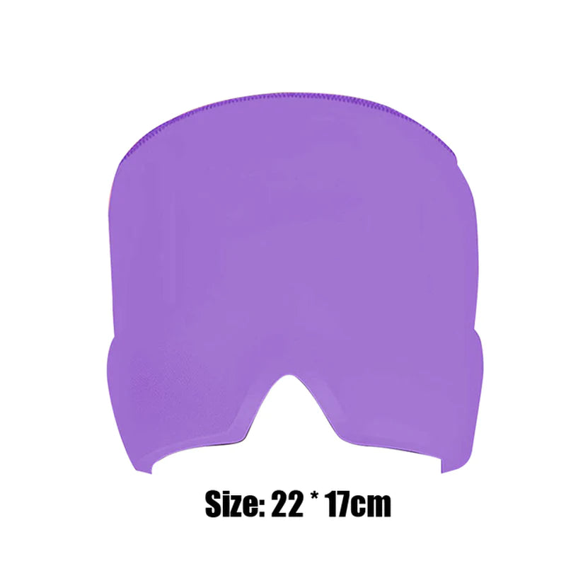 Ultimate Gel Ice Therapy Cap for Headache & Migraine Relief - Wearable Wrap for Chemo, Sinus, and Neck Pain Alleviation