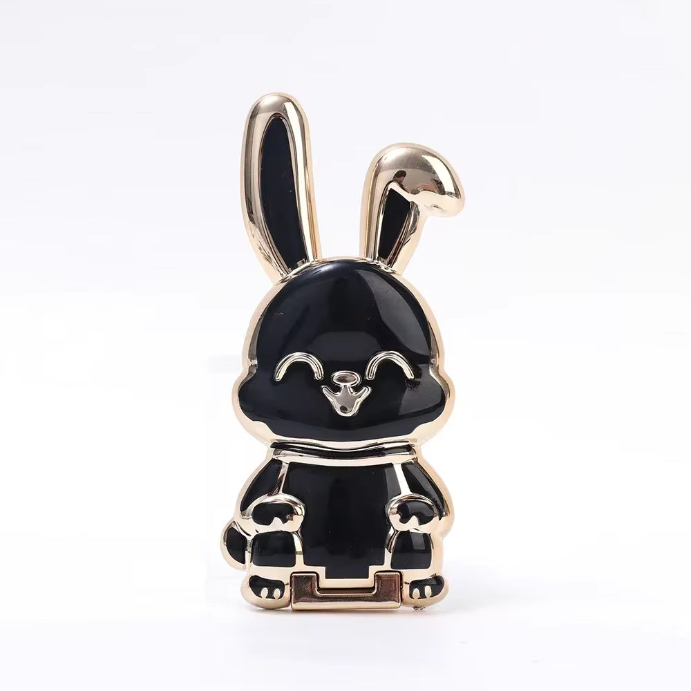 Cute Bunny Finger Ring Phone Holder!  Cute Rabbit Phone Stand Foldable Buckle Support Frame